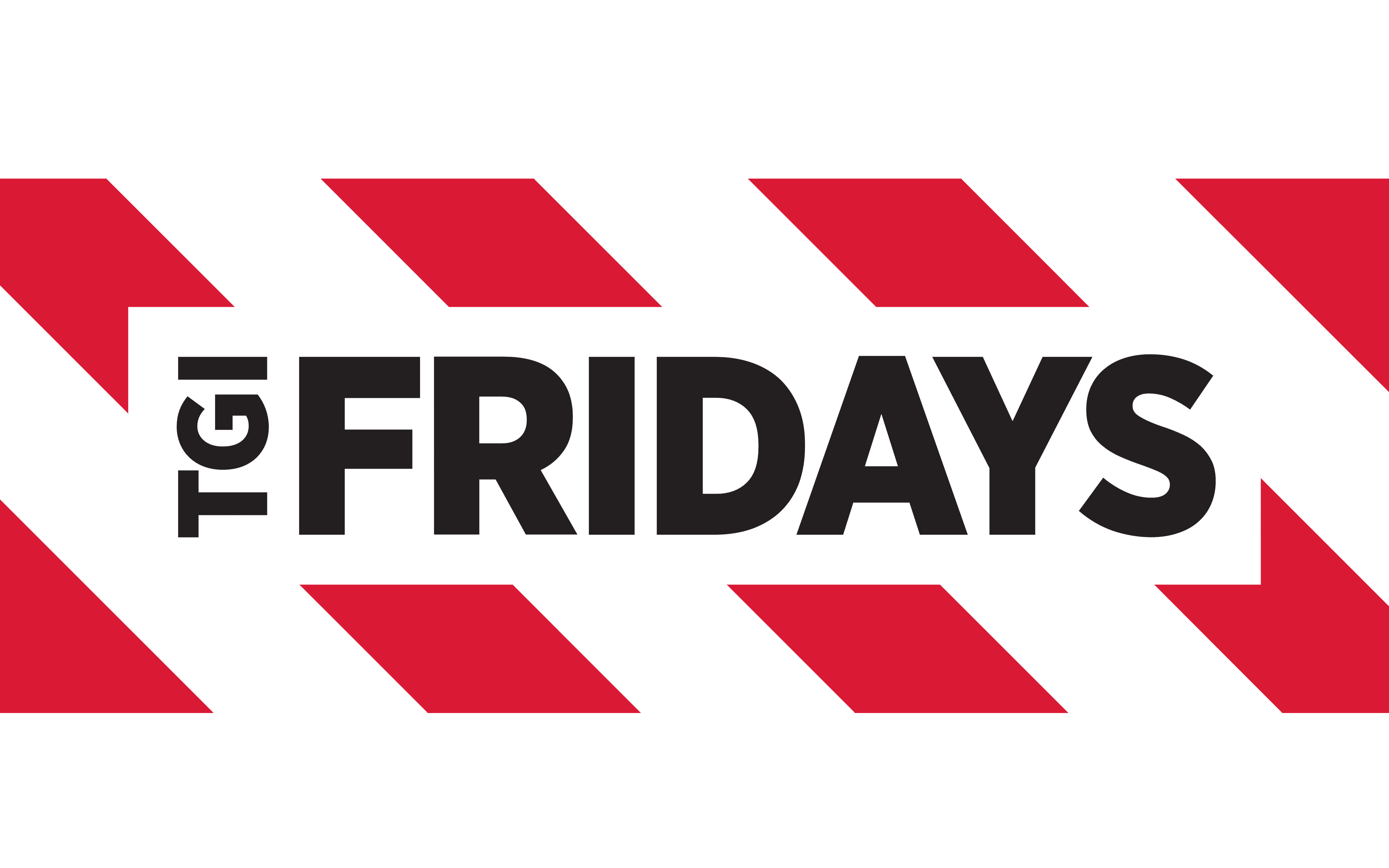 A black background with red text that reads " the fridays ".